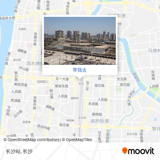 长沙站地图