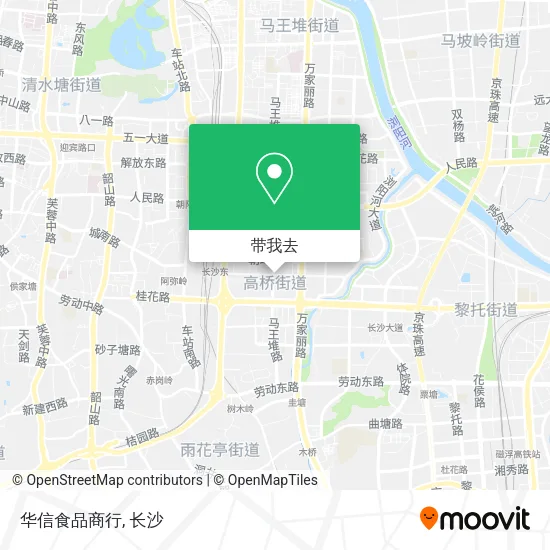 华信食品商行地图