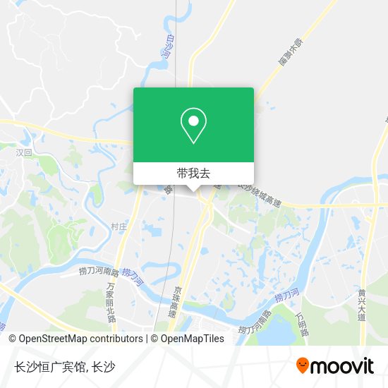长沙恒广宾馆地图