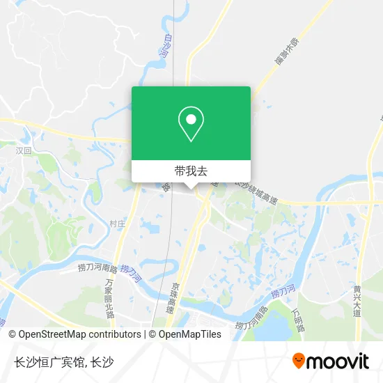 长沙恒广宾馆地图