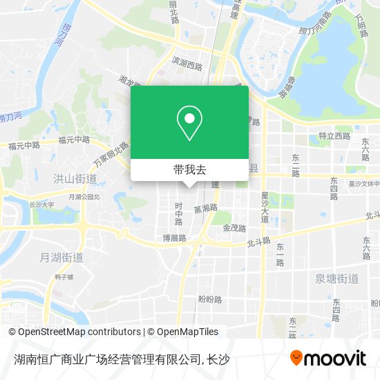 湖南恒广商业广场经营管理有限公司地图