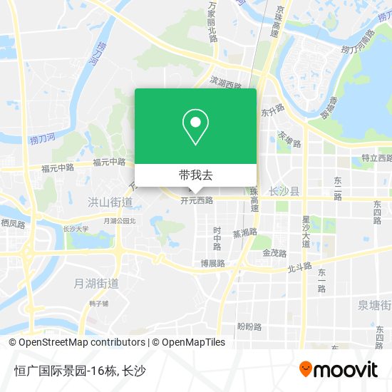 恒广国际景园-16栋地图