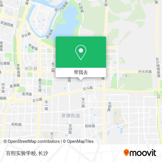 百熙实验学校地图