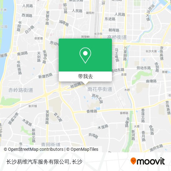 长沙易维汽车服务有限公司地图