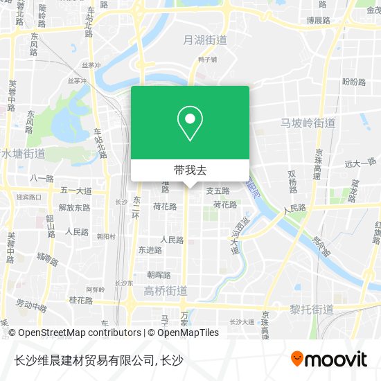 长沙维晨建材贸易有限公司地图