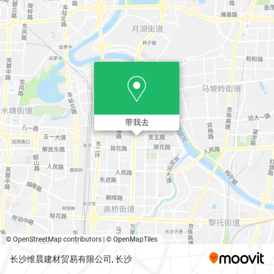 长沙维晨建材贸易有限公司地图