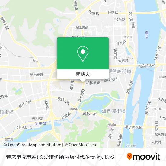 特来电充电站(长沙维也纳酒店时代帝景店)地图