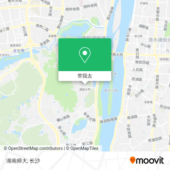 湖南师大地图