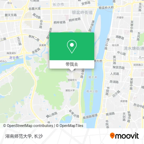 湖南师范大学地图