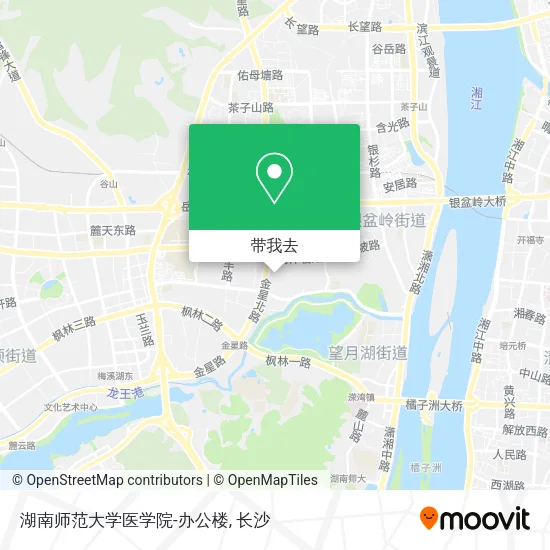 湖南师范大学医学院-办公楼地图