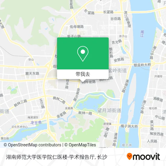 湖南师范大学医学院仁医楼-学术报告厅地图