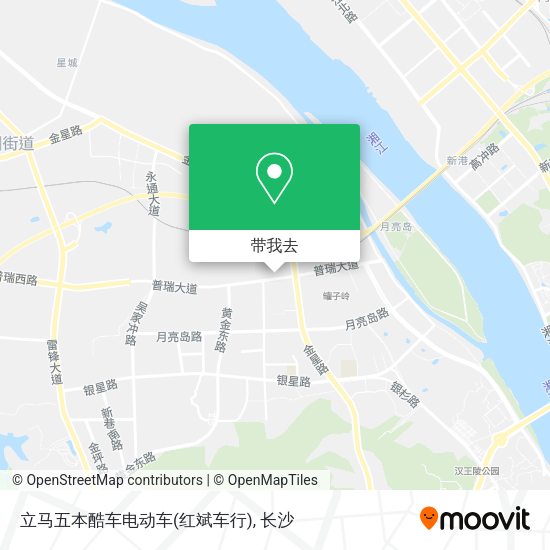 立马五本酷车电动车(红斌车行)地图