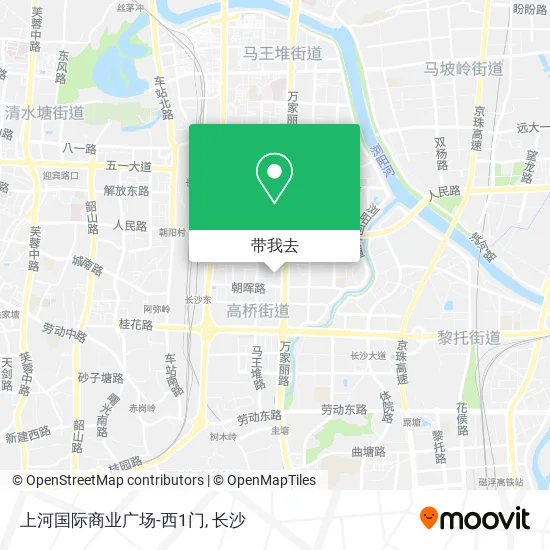 上河国际商业广场-西1门地图