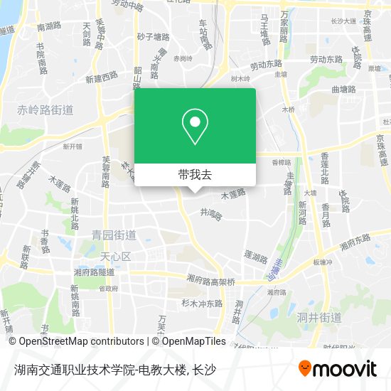 湖南交通职业技术学院-电教大楼地图