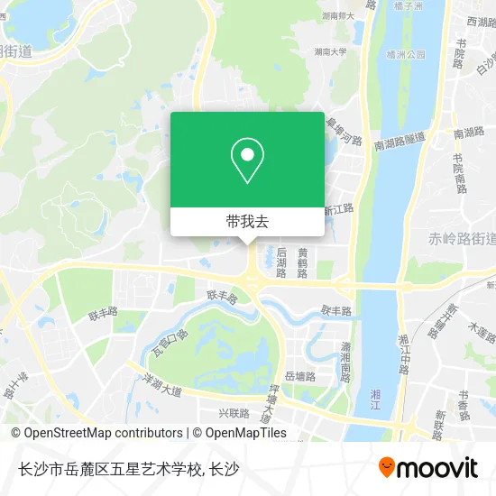 长沙市岳麓区五星艺术学校地图
