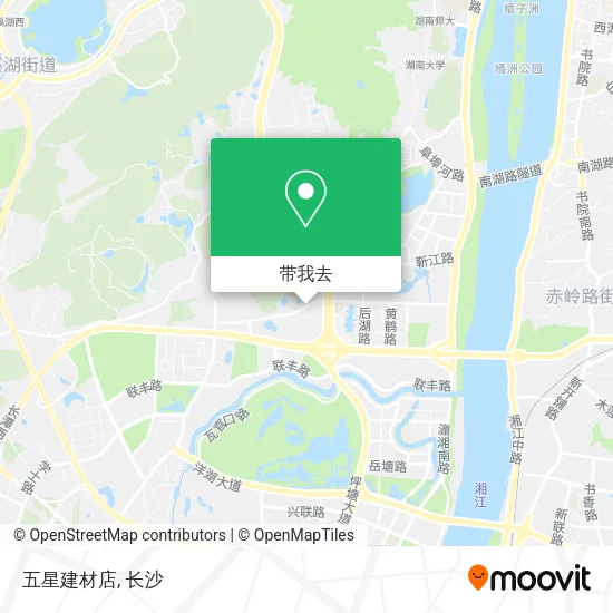 五星建材店地图