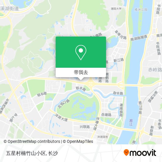 五星村楠竹山小区地图