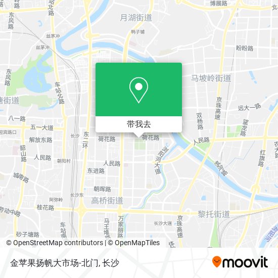 金苹果扬帆大市场-北门地图