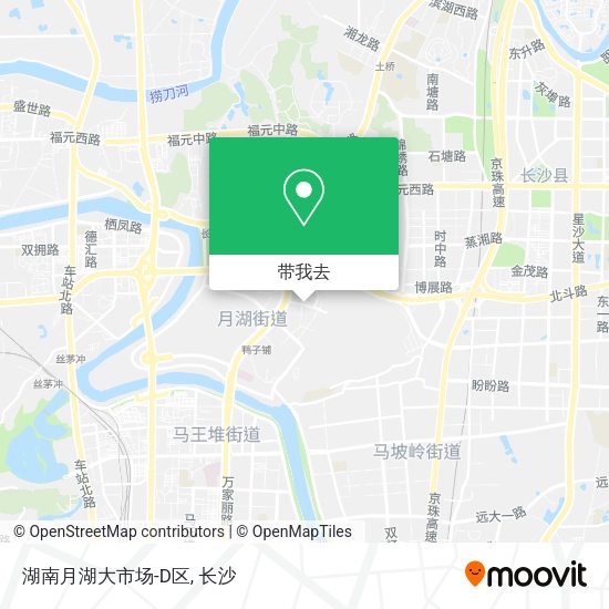 湖南月湖大市场-D区地图