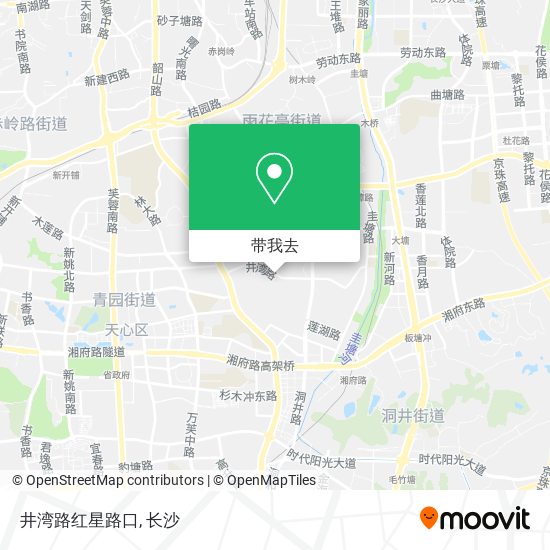 井湾路红星路口地图