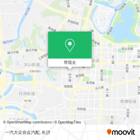 一汽大众合众汽配地图