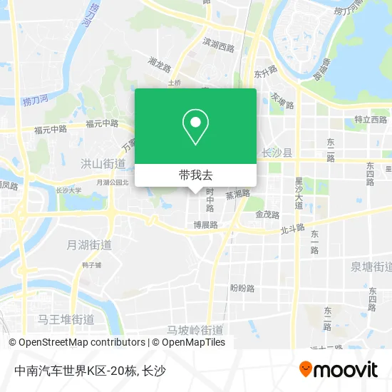中南汽车世界K区-20栋地图
