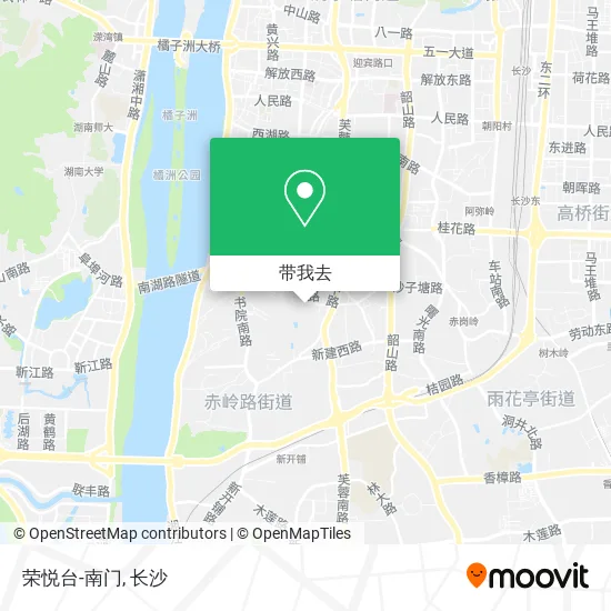 荣悦台-南门地图