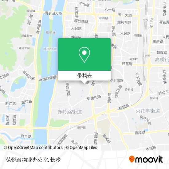 荣悦台物业办公室地图