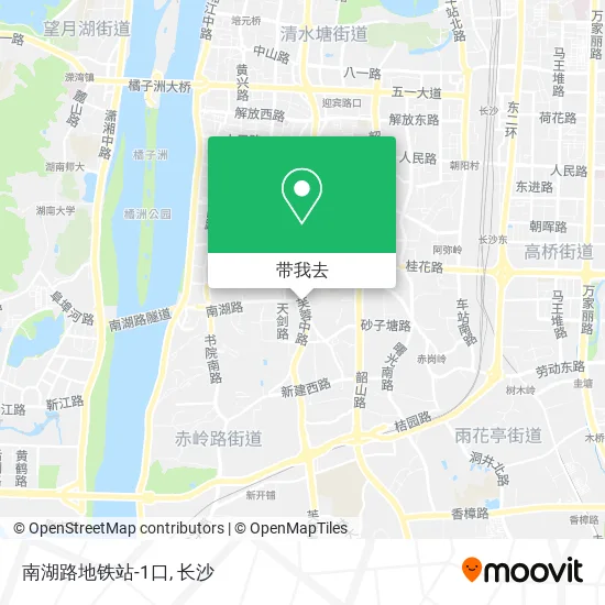 南湖路地铁站-1口地图