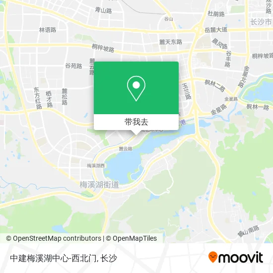 中建梅溪湖中心-西北门地图