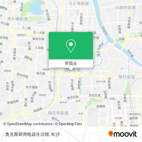 奥克斯厨房电器生活馆地图