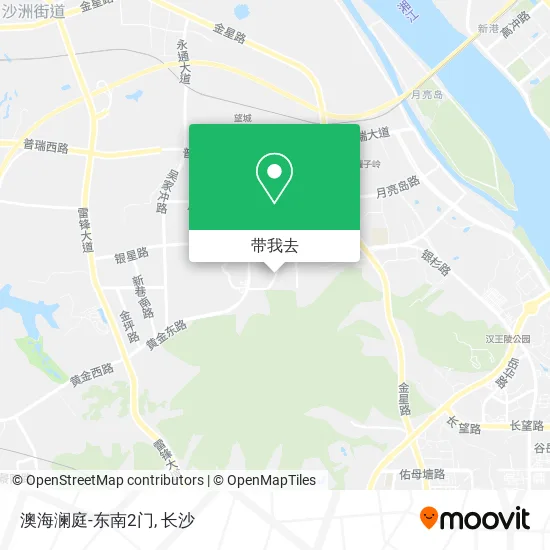 澳海澜庭-东南2门地图