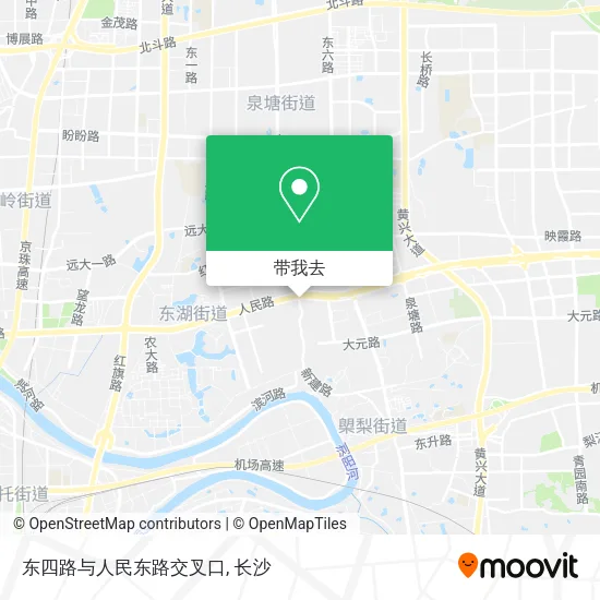 东四路与人民东路交叉口地图