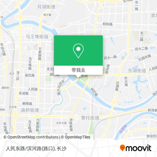 人民东路/滨河路(路口)地图