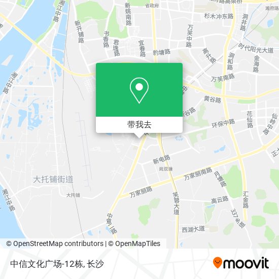 中信文化广场-12栋地图