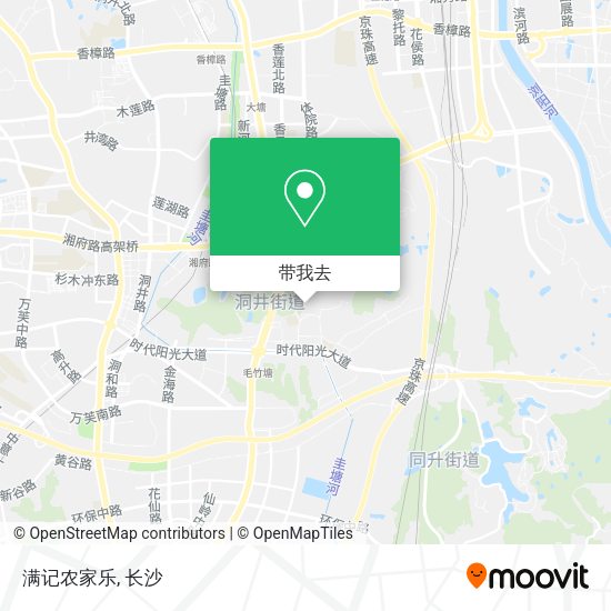 满记农家乐地图