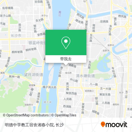 明德中学教工宿舍湘春小院地图