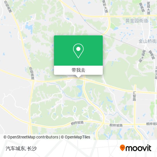 汽车城东地图