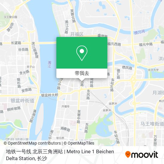 地铁一号线 北辰三角洲站 | Metro Line 1 Beichen Delta Station地图