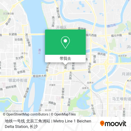 地铁一号线 北辰三角洲站 | Metro Line 1 Beichen Delta Station地图