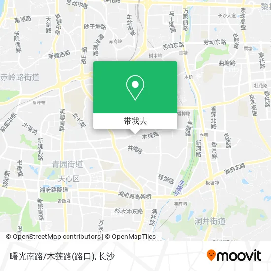 曙光南路/木莲路(路口)地图
