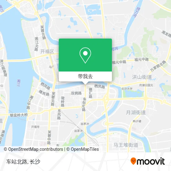 车站北路地图