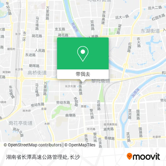 湖南省长潭高速公路管理处地图