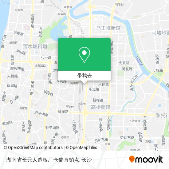 湖南省长元人造板厂仓储直销点地图