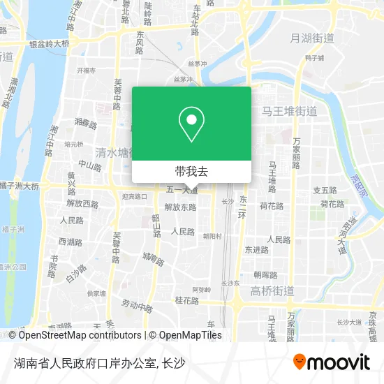 湖南省人民政府口岸办公室地图