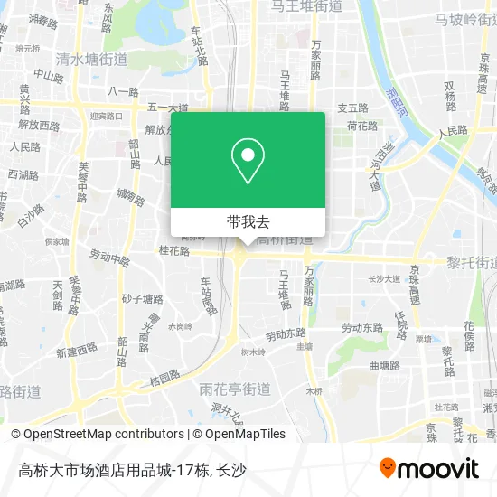 高桥大市场酒店用品城-17栋地图