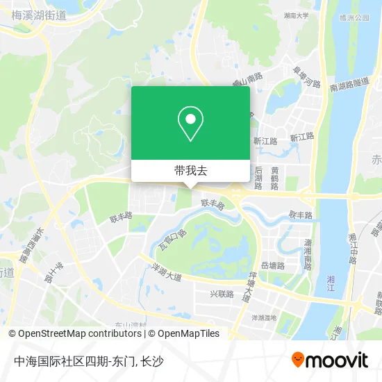 中海国际社区四期-东门地图