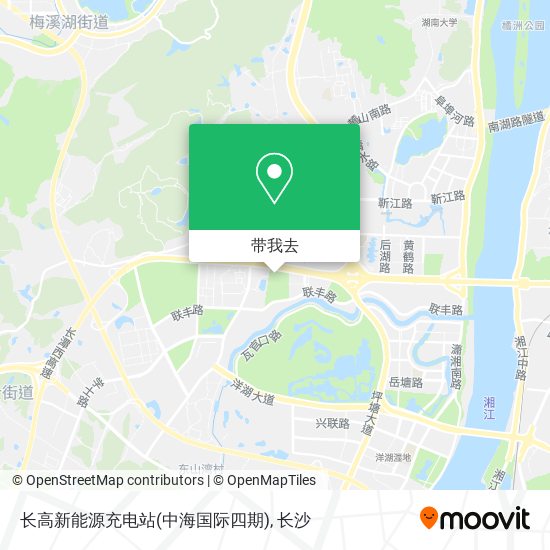 长高新能源充电站(中海国际四期)地图