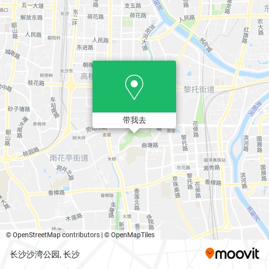 长沙沙湾公园地图
