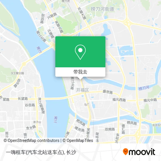 一嗨租车(汽车北站送车点)地图